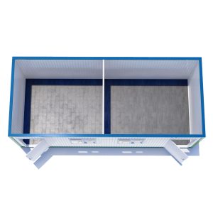 3x7, Boş, İki Odalı Konteyner