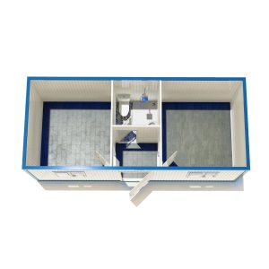İki Odalı WC Duş Konteyner